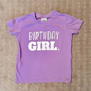 Unordinary Girl’s 3T Purple “Birthday Girl” Shirt